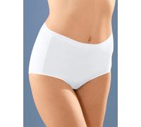 Taillenslip NINA VON C., Damen, Gr. 40, 4 Stk., weiß, 93% Baumwolle, 7% Elasthan, Unterhosen Taillenslip (38191202-40) weiß