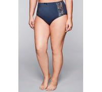 Taillenslip SHEEGO, Damen, Gr. 48, 1 Stk., blau (saphir), 85% Polyamid, 10% Elasthan, 5% Baumwolle, Unterhosen Taillenslip (38297060-48) saphir