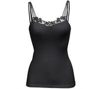 Sheego Trägerhemd aus Modal-Stretch 48 schwarz