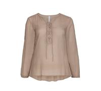 sheego Tunika Bluse Top Shirt - braun - 44