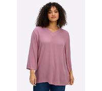 Sheego Tunika in leichter Crinkle-Struktur 54 altrosa