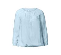 sheego Tunika in Oil-washed-Optik - blau - 46