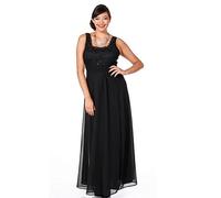 Sheego Übergröße Style, Damen Kleid Abendmode, Pailletten Kleid mit Spitze Cocktailkleid Eventkleid Größe 46 bis 56
