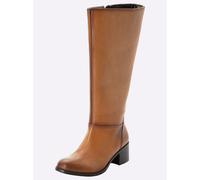 Sheego Weitschaftstiefel im Used-Look 43 camel