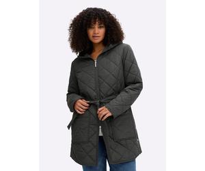 Sheego Wendejacke mit Bindegürtel 52 graphit