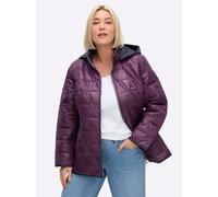 Sheego Wendejacke mit Kapuze, abzippbar 38 violett