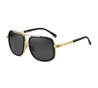 SHEEN KELLY Retro Sonnenbrillen Marken Metall Rahmen Pilot Platz Spiegel Sonnenbrillen herren damen Gold