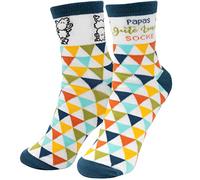 Sheepworld 46494 Zaubersocken Gute Laune Papa, rund gepresst, Größe 41-46