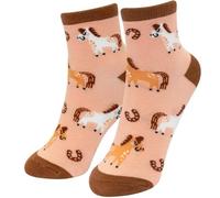Sheepworld - 70175 - Zaubersocken, Pferde, I love horses, Größe 30-35, für Kinder