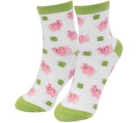 Sheepworld - 70188 - Zaubersocken, Schwein, Sauviel Glück!, Größe 36-40, für Damen