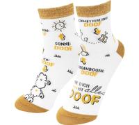 Sheepworld - 70195 - Zaubersocken, Ohne Dich ist alles doof., Größe 36-40, für Damen