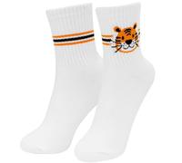 Sheepworld - 70229 - Tennis Zaubersocken, Tiger Power! Du kannst alles schaffen!, Größe 30-35, für Kinder