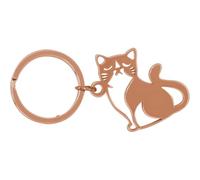 Sheepworld Anhänger Schlüsselworte Motiv Katze | Metallanhänger mit Schlüsselring, Schlüsselanhänger auf Headerkarte | Geschenk zum Geburtstag, lustige Überraschung | 75105