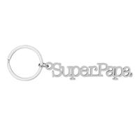 Sheepworld Anhänger Schlüsselworte Motiv Superpapa | Metallanhänger mit Schlüsselring, Schlüsselanhänger auf Headerkarte | Geschenk zum Geburtstag, lustige Überraschung | 75096