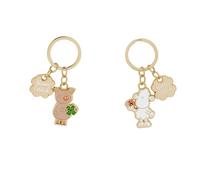Sheepworld Anhänger-Set für zwei mit Motiv | Geschenkset bestehend aus zwei Schlüsselanhängern, mehrfarbig | Geschenk für Paare, für zwei