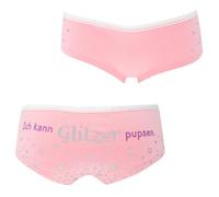 sheepworld - Damen Panty Panties Slip Hipster Gr S/M Geschenkartikel Sheepworld Glitzer 47948