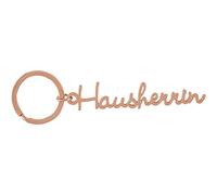 Sheepworld, Gruss und Co - 47039 - Schlüsselanhänger, Hausherrin, Metall, Größe mit Schlüsselring: 9,6cm x 3cm, Farbe: Rosegold