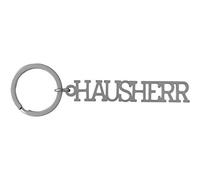 Sheepworld, Gruss und Co - 47040 - Schlüsselanhänger, Hausherr, Metall, Größe mit Schlüsselring: 9,6cm x 3cm, Farbe: Silber