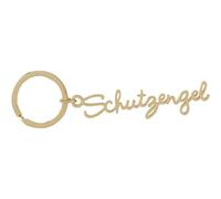 Sheepworld, Gruss und Co - 47044 - Schlüsselanhänger, Schutzengel, Metall, Größe mit Schlüsselring: 9,6cm x 3cm, Farbe: Gold