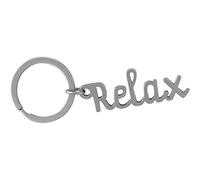 Sheepworld, Gruss und Co - 47047 - Schlüsselanhänger, Relax, Metall, Größe mit Schlüsselring: 9,6cm x 3cm, Farbe: Silber