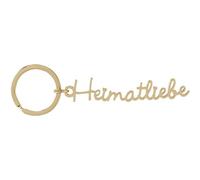 Sheepworld, Gruss und Co - 47053 - Schlüsselanhänger, Heimatliebe, Metall, Größe mit Schlüsselring: 9,6cm x 3cm, Farbe: Gold
