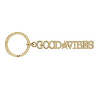 Sheepworld, Gruss und Co - 47760 - Schlüsselanhänger, Good Vibes, Metall, Größe mit Schlüsselring: 9,6cm x 3cm, Farbe: silber