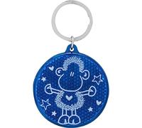 Sheepworld, Gruss und Co - 48286 - Anhänger, Reflektor, Schaf, Dein Cooler Schulweg-Begleiter, rund, 5,5cm, mit Metallring