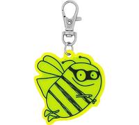 Sheepworld, Gruss und Co - 48289 - Anhänger Neon Reflektor, Biene, Supercoole Schulweg-Begleiter, Länge 5,5cm, mit Karabiner
