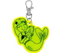 Sheepworld, Gruss und Co - 48865 - Anhänger Neon Reflektor, Meerjungfrau, Supercoole Schulweg-Begleiter, Länge 9cm, mit Karabiner