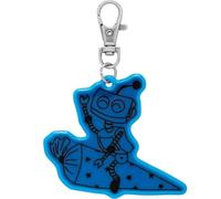 Sheepworld, Gruss und Co - 48866 - Anhänger Neon Reflektor, Roboter, Supercoole Schulweg-Begleiter, Länge 9cm, mit Karabiner