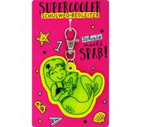 Sheepworld, Gruss und Co - 48865 - Anhänger Neon Reflektor, Meerjungfrau, Supercoole Schulweg-Begleiter, Länge 9cm, mit Karabiner