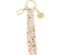 Sheepworld Schlüsselband mit Motiv Herz | Bändchen mit Motivdruck und goldenem Karabiner, Schlüsselring mit Logogravur und Charm mit Garvur | Geschenkidee, Geburtstag, Kindergeburtstag | 74877