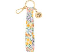 Sheepworld Schlüsselband mit Motiv Sonne | Bändchen mit Motivdruck und goldenem Karabiner, Schlüsselring mit Logogravur und Charm mit Garvur | Geschenkidee, Geburtstag, Kindergeburtstag | 74883