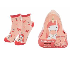 sheepworld - Sheepworld Kinder Socken Zaubersocken Gr 30-35 Einhorn 074405