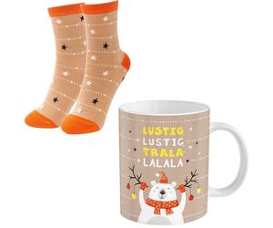 Sheepworld Winter 2022 Tasse-Socken Set "Trala Lalala" Neuware