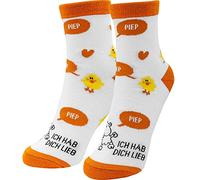 Sheepworld Zaubersocken Damen Motiv "Lieb" | Damensocken, Größe 36-40 | Geschenk für Sie, Ostern | 47360