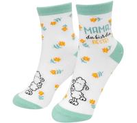 Sheepworld Zaubersocken mit Motiv "Beste Mama" | Zaubersocken, Damensocken, Größe 36-40 | Geschenk für Sie, Muttertagsgeschenk | 48622