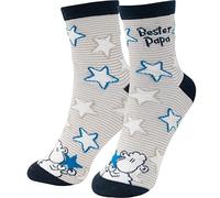 Sheepworld Zaubersocken mit Motiv "Bester Papa" | Herrensocken, Grau, Größe 41-46 | Geschenk Vatertag, Männergeschenk | 46459