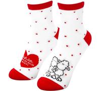 Sheepworld Zaubersocken mit Motiv Weil | Damensocken, Größe 36-40, in Herzform gepresst | Liebe, Valentinstag, Geschenkidee | 74461
