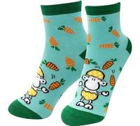 Sheepworld Zaubersocken mit Motivdruck "Möhre" | Kindersocken, Größe 30-35, mehrfarbig | Geschenk Ostern, Osternest, Kindergeburtstag | 48574