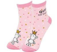 Sheepworld Zaubersocken Motiv Queen | Damensocken, Größe 36-40, mehrfarbig | Geburtstagsgeschenk, lustiges Geschenk | 74598