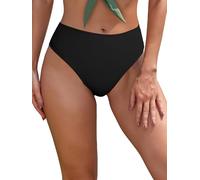SHEKINI Damen Bikini Hose Tanga Bikinihose Brazilian String Bikini Slip Hotpants High Waist Sexy Hüftslip Bikinihosen Bauchweg Strandbikinis V-Kreuzbund Hinten