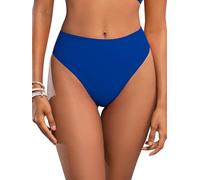 SHEKINI Damen Tanga Bikini Unterteil Kreuz und quer Rücken Sexy Aushöhlung Unterteil zum Schwimmen (Juwelen Blau,S)