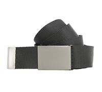 shenky Stoffgürtel Herren, schwarz, Gürtel 160cm, matte 40mm Schnalle, Gürtel Herren 160 cm Übergrößen