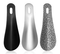 SHENLIU 3 Stück Metall SchuhlöFfel Klein, 10cm Mini Schuhanzieher