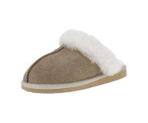 Shepherd 468 Jessica - Damen Hausschuhe - 025-Stone für Herren, braun, Größe 42 EU