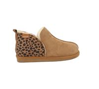 Shepherd ANNIE SLIPPER, Damen Flache Hausschuhe, Braun (LEOPARD/CHESTNUT 42), 38 EU