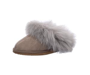 Shepherd Evelina Slipper 192025 stone stone doubleface für Damen, beige, Größe 38 EU