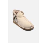 Hausschuh SHEPHERD "Shepherd Hausschuhe Leder", Damen, Gr. 36, beige (beige, schwarz), Leder, casual, Schuhe (40085633-36) beige, schwarz