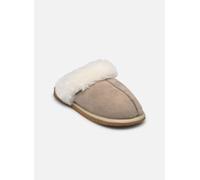 Hausschuh SHEPHERD "Shepherd Hausschuhe Leder", Damen, Gr. 39, beige (stone), Leder, Schuhe Hausschuh (40589246-39) stone